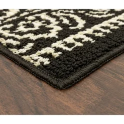 Broyhill Black & White Ornate Fascination Accent Rug -Big Lots Shop 810557659 4