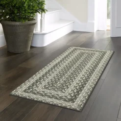 Broyhill Gray Braided Print Accent Rug -Big Lots Shop 810557665 11