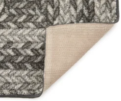 Broyhill Gray Braided Print Accent Rug -Big Lots Shop 810557665 2