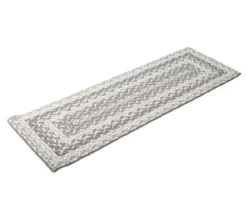 Broyhill Gray Braided Print Accent Rug -Big Lots Shop 810557665 3