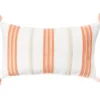 White & Orange Embroidered Stripe Tassel-Accent Throw Pillow 7 White & Orange Embroidered Stripe Tassel-Accent Throw Pillow -Big Lots Shop 810557804