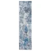 Harvey Blue & Gray Abstract Runner Rug, (2' X 7') 3 Harvey Blue & Gray Abstract Runner Rug, (2' X 7') -Big Lots Shop 810563282 1