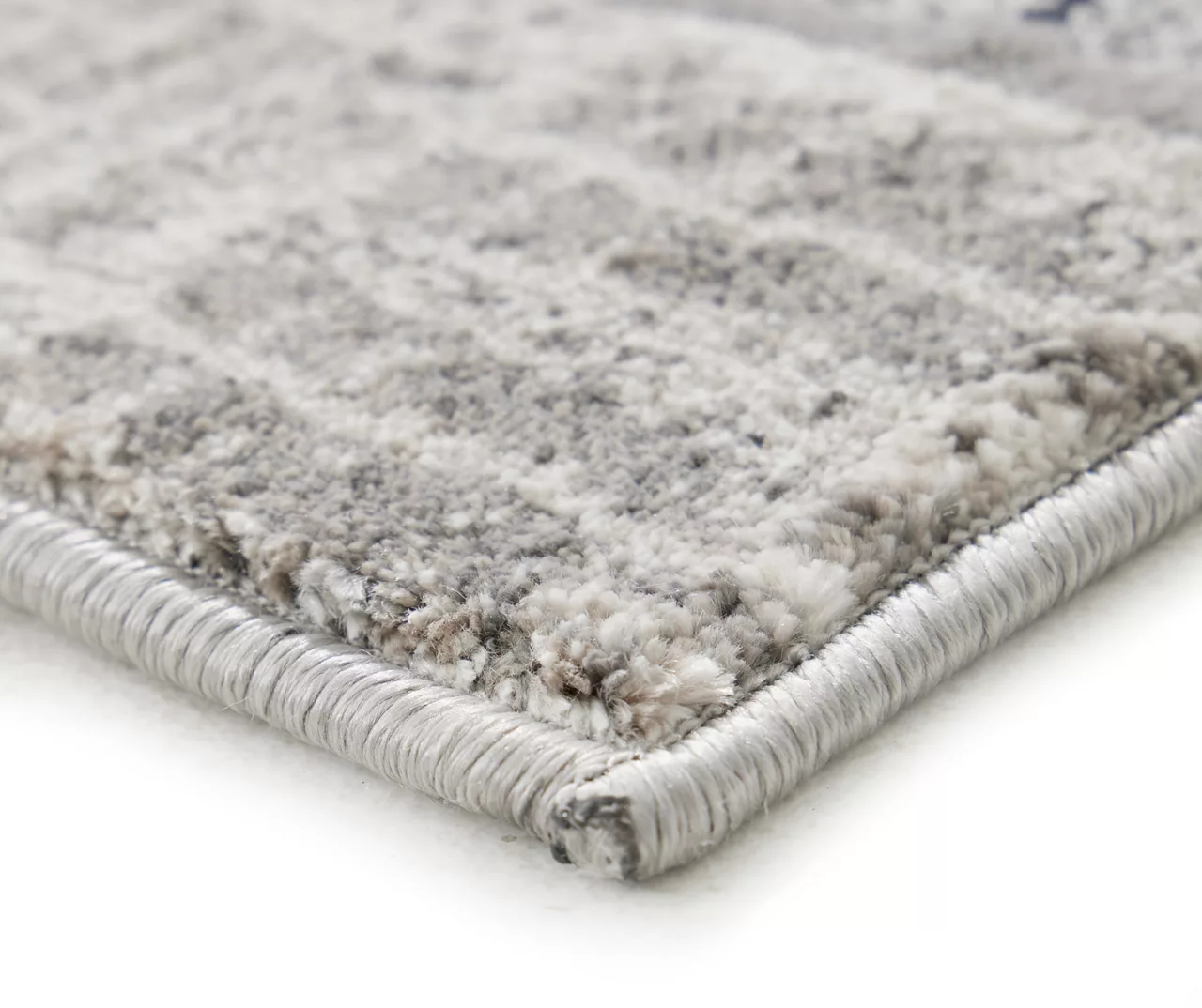 Destan Charcoal & Gray Patchwork Runner Rug, (2' X 7') 2 Destan Charcoal & Gray Patchwork Runner Rug, (2' X 7') - Image 2