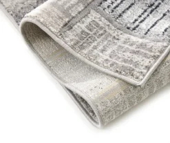 Destan Charcoal & Gray Patchwork Runner Rug, (2' X 7') 5 Destan Charcoal & Gray Patchwork Runner Rug, (2' X 7') -Big Lots Shop 810563290 2