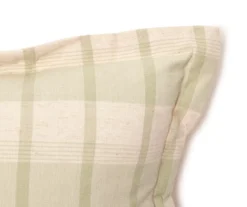 Market Sage & Beige Plaid Square Throw Pillow -Big Lots Shop 810565723 2
