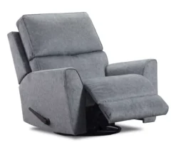 Big Lots Shop 30 Dancaster Gray Swivel Glider Recliner