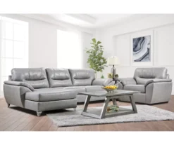 Clifton Ridge Stone Vegan Leather Swivel Chair 5 Clifton Ridge Stone Vegan Leather Swivel Chair -Big Lots Shop 810569859 810569860 810569861