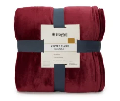 Broyhill Velvet Plush Blanket -Big Lots Shop 810575683 810575684