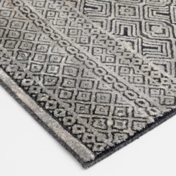Colin Dark Blue & Whitecap Geometric Area Rug, (5' X 7') 8 Colin Dark Blue & Whitecap Geometric Area Rug, (5' X 7') -Big Lots Shop 810586497 810586493 810586501 3
