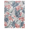 Broyhill Nauru Blue & Pink Floral Outdoor Area Rug 8 Broyhill Nauru Blue & Pink Floral Outdoor Area Rug -Big Lots Shop 810586608 810586609 810586610 A0 1 2 1