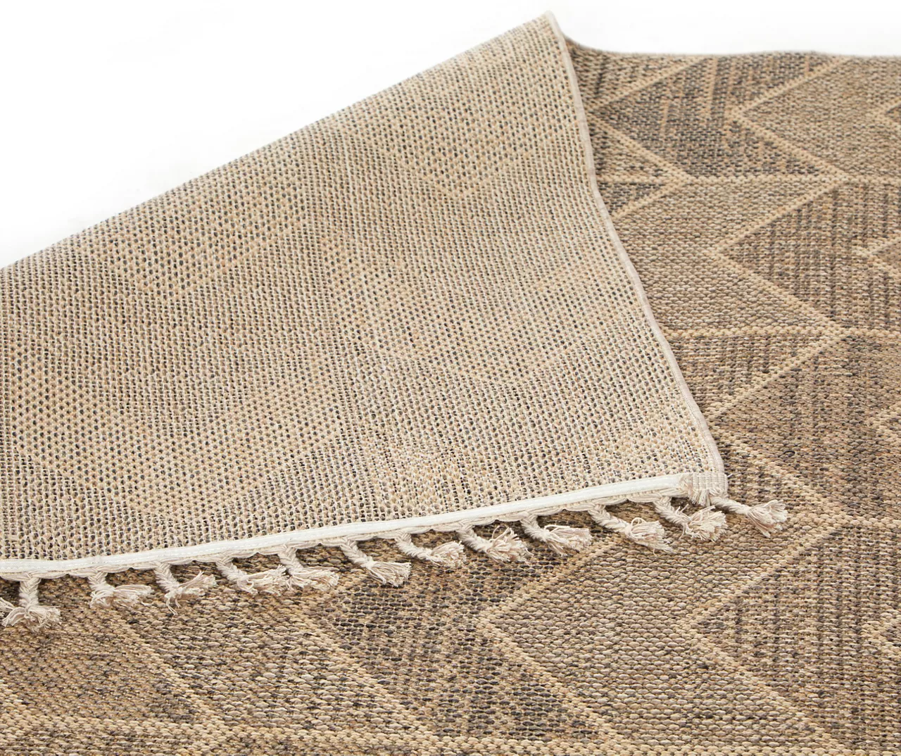 Jani Brown Chevron Outdoor Area Rug, (6' X 9') 2 Jani Brown Chevron Outdoor Area Rug, (6' X 9') - Image 2