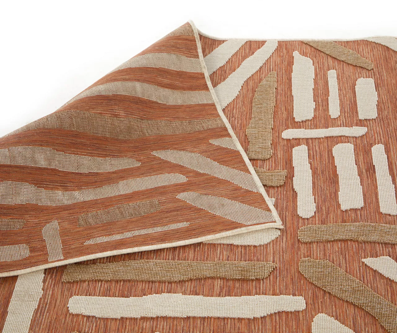 Broyhill Evora Brick Abstract Outdoor Area Rug 2 Broyhill Evora Brick Abstract Outdoor Area Rug - Image 2