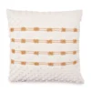 White & Tan Panna Stripe Throw Pillow 5 White & Tan Panna Stripe Throw Pillow -Big Lots Shop 810590726 A0