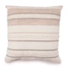 White & Tan Woven Dot Stripe Throw Pillow 6 White & Tan Woven Dot Stripe Throw Pillow -Big Lots Shop 810590728 A0