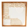 New Beginnings White & Brown Textured Abstract Framed Wall Art -Big Lots Shop 810593886 A0 1