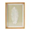 New Beginnings Green & White Feather Framed Wall Art -Big Lots Shop 810593924 A0 1
