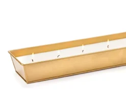 New Beginnings Eucalyptus Sage Gold 8-Wick Tray Candle, 33.5 Oz. -Big Lots Shop 810593932 A8 3