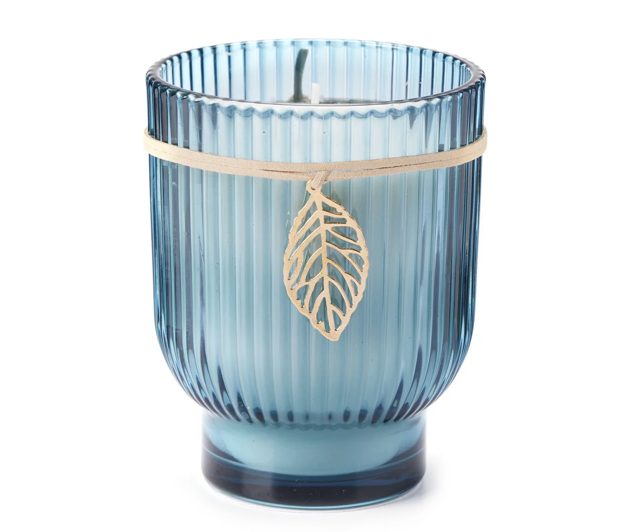 Wild Sedona Sea Salt Wave Rib Pedestal Candle, 15 Oz. 1 Wild Sedona Sea Salt Wave Rib Pedestal Candle, 15 Oz.