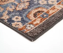 Broyhill Blue & Tan Traditional Floral Accent Rug -Big Lots Shop 810602761 A8 2