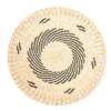 Tan & Black Spiral Woven Grass Wall Decor -Big Lots Shop 810603850 A0
