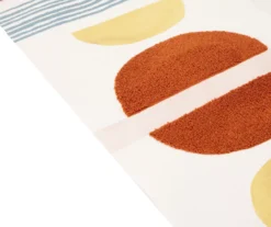 Wild Sedona Rust, Yellow & Blue Modern Shapes Hanging Canvas Tapestry -Big Lots Shop 810604570 A8 1