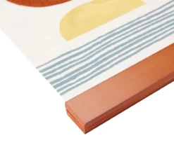 Wild Sedona Rust, Yellow & Blue Modern Shapes Hanging Canvas Tapestry -Big Lots Shop 810604570 A8 2
