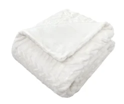 White Chevron Stripe Faux Fur Full/Queen Comforter 9 White Chevron Stripe Faux Fur Full/Queen Comforter -Big Lots Shop 810617569 810617570 A0 2
