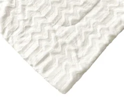 White Chevron Stripe Faux Fur King Comforter 10 White Chevron Stripe Faux Fur King Comforter -Big Lots Shop 810617569 810617570 A8 3 1