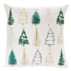 Ivory & Green Embroidered Trees Throw Pillow 4 Ivory & Green Embroidered Trees Throw Pillow -Big Lots Shop 810618274 A0 1